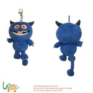 Devil Plush Keychain