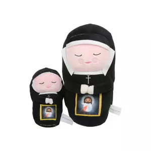 Custom Musical Nun Plush Doll