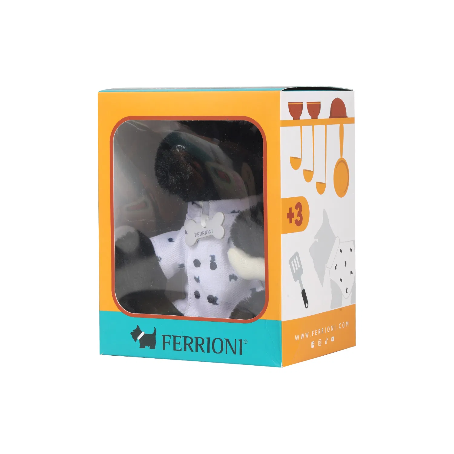 Custom Dog Plush Toys with Window Gift Box