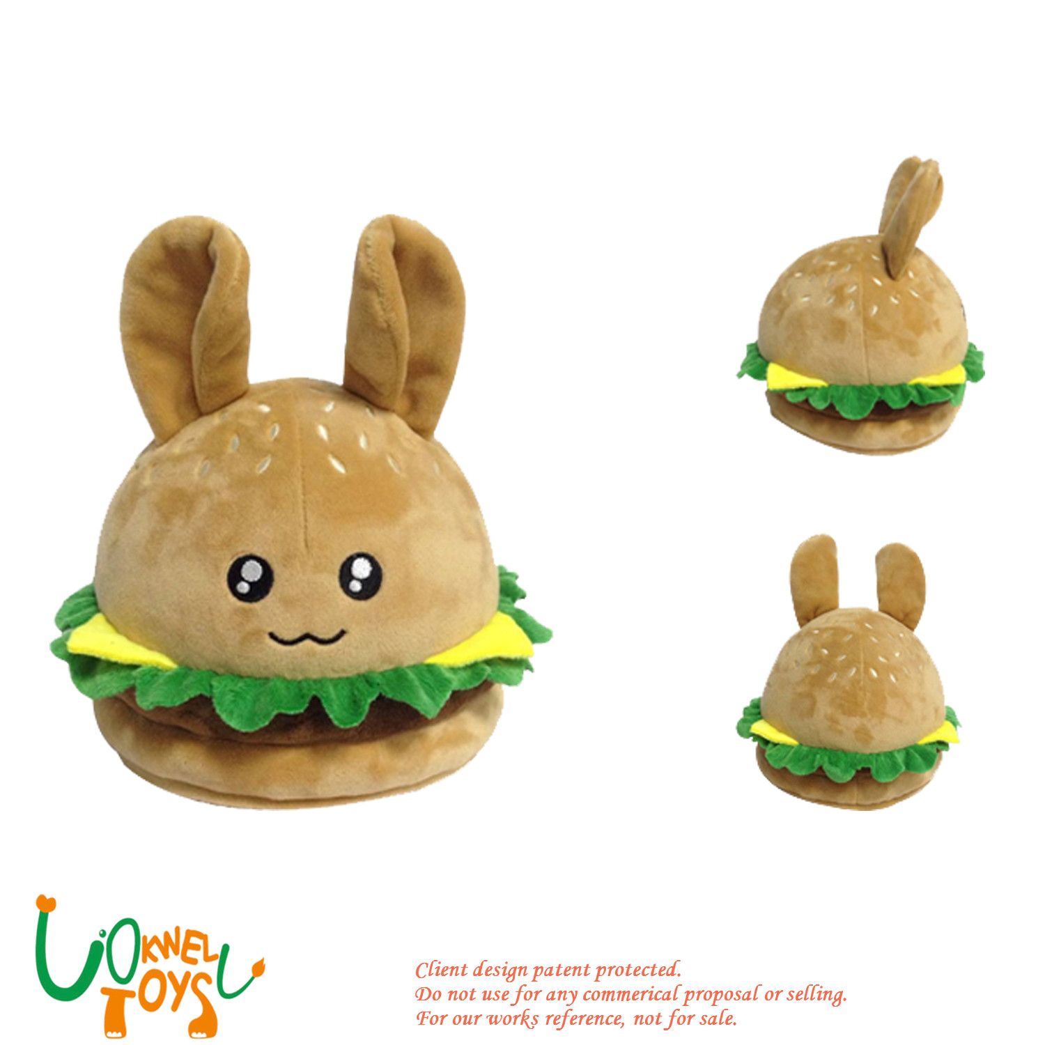 Bunny Burger Plush Toys