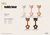 LKWB015 Long Neck Teddy Bear Plush Series