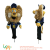 Custom Police Lion Mascot Golf Headcover