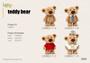LKWB017 Classic Dress-Up Teddy Bear Plush Series