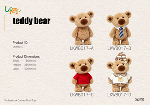 LKWB017 Classic Dress-Up Teddy Bear Plush Series