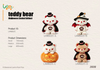 LKWB025 Halloween Teddy Bear Plush Series