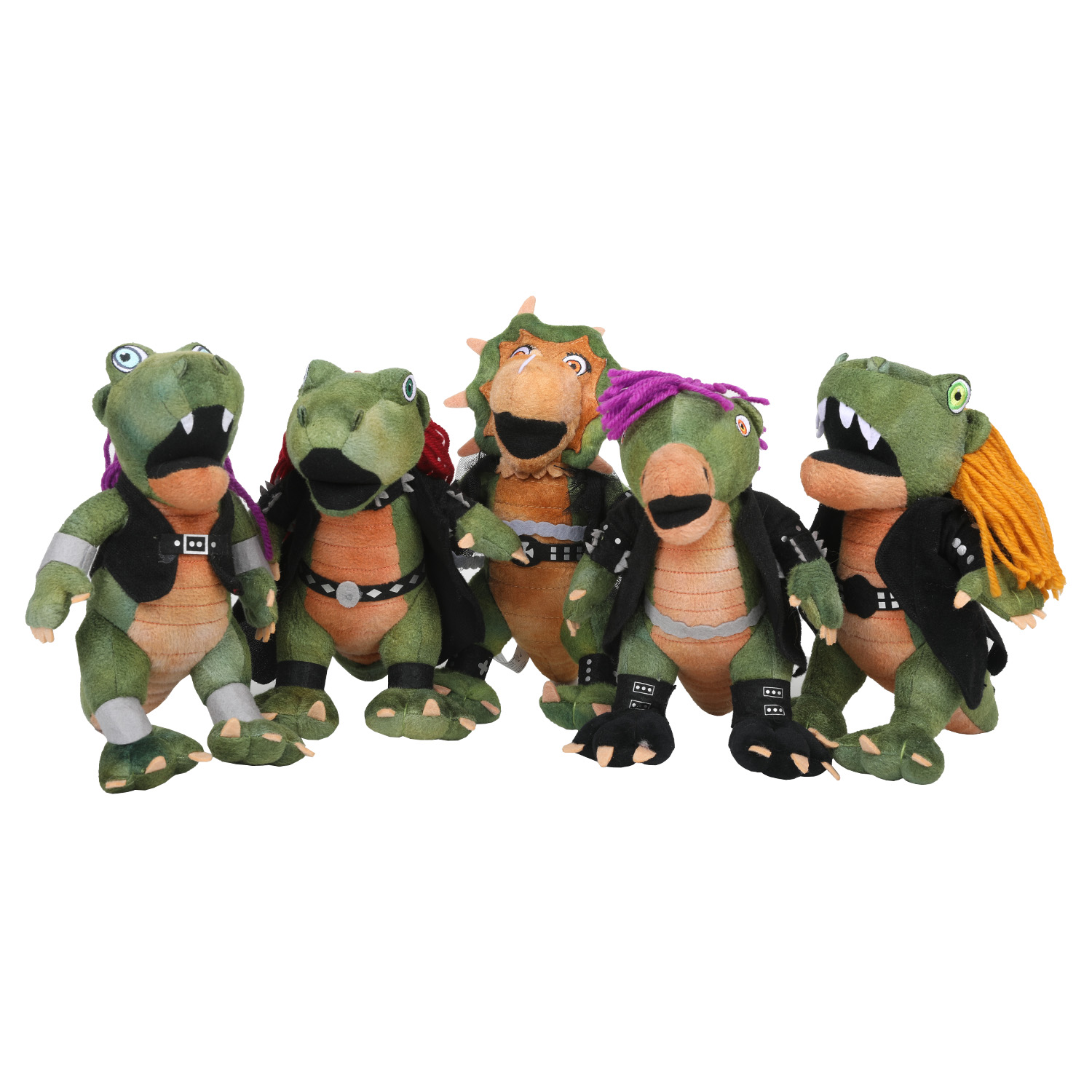 Custom Punk Dinosaur Plush Toys