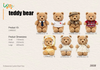 LKWB002 Custom Dressable Teddy Bear Collection