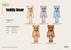 LKWB014 Custom Long-Limbed Teddy Bear Series