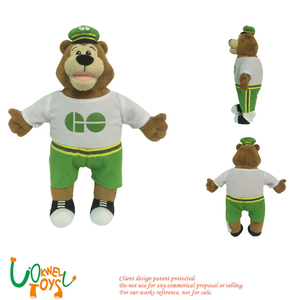 Custom Plush Bear Mascot Toy