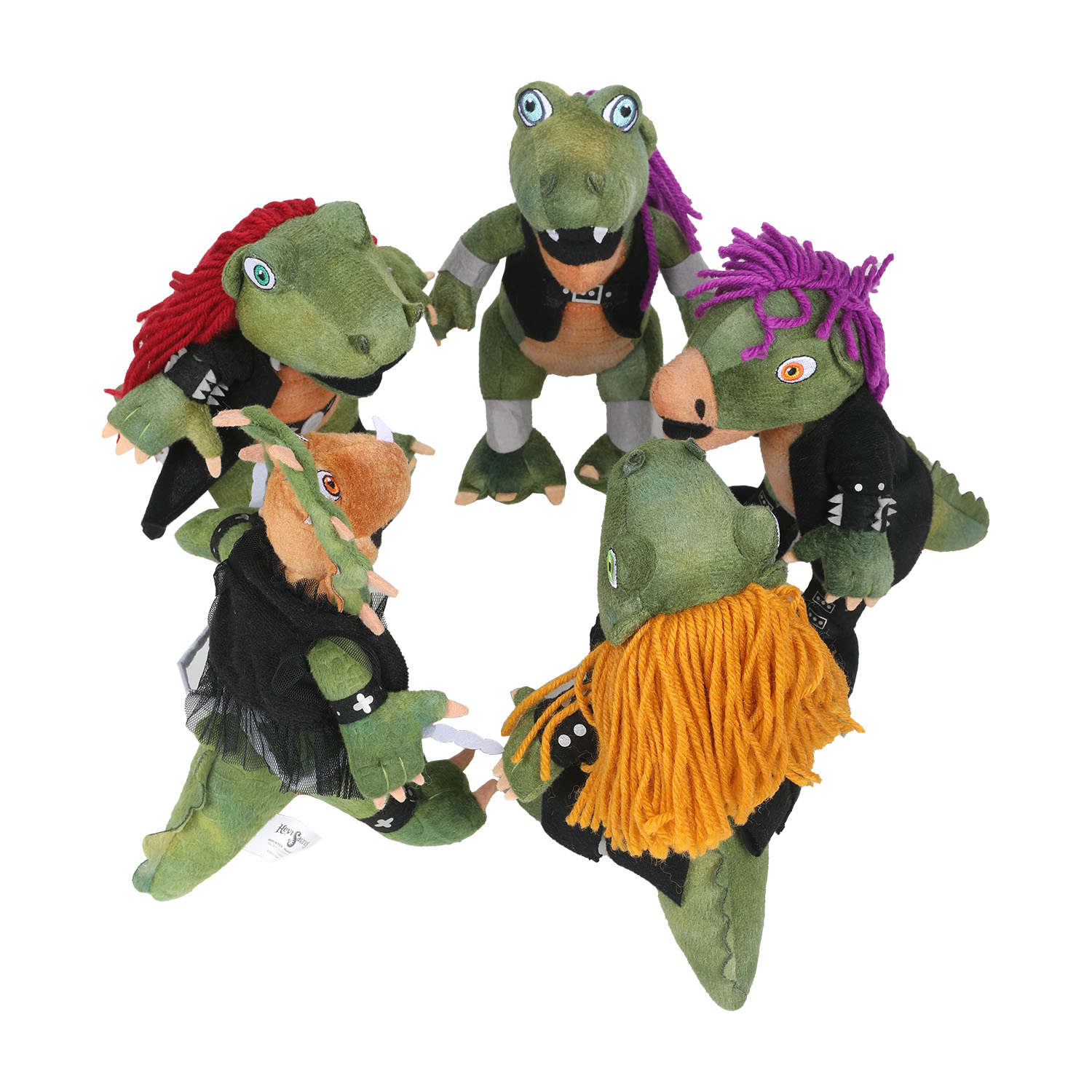 Custom Punk Dinosaur Plush Toys