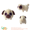 Kawaii Pug Plush Dog
