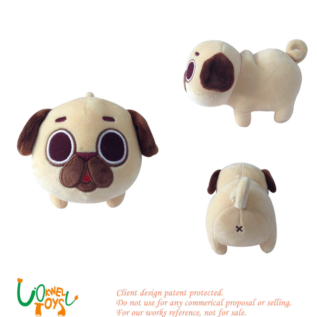 Kawaii Pug Plush Dog