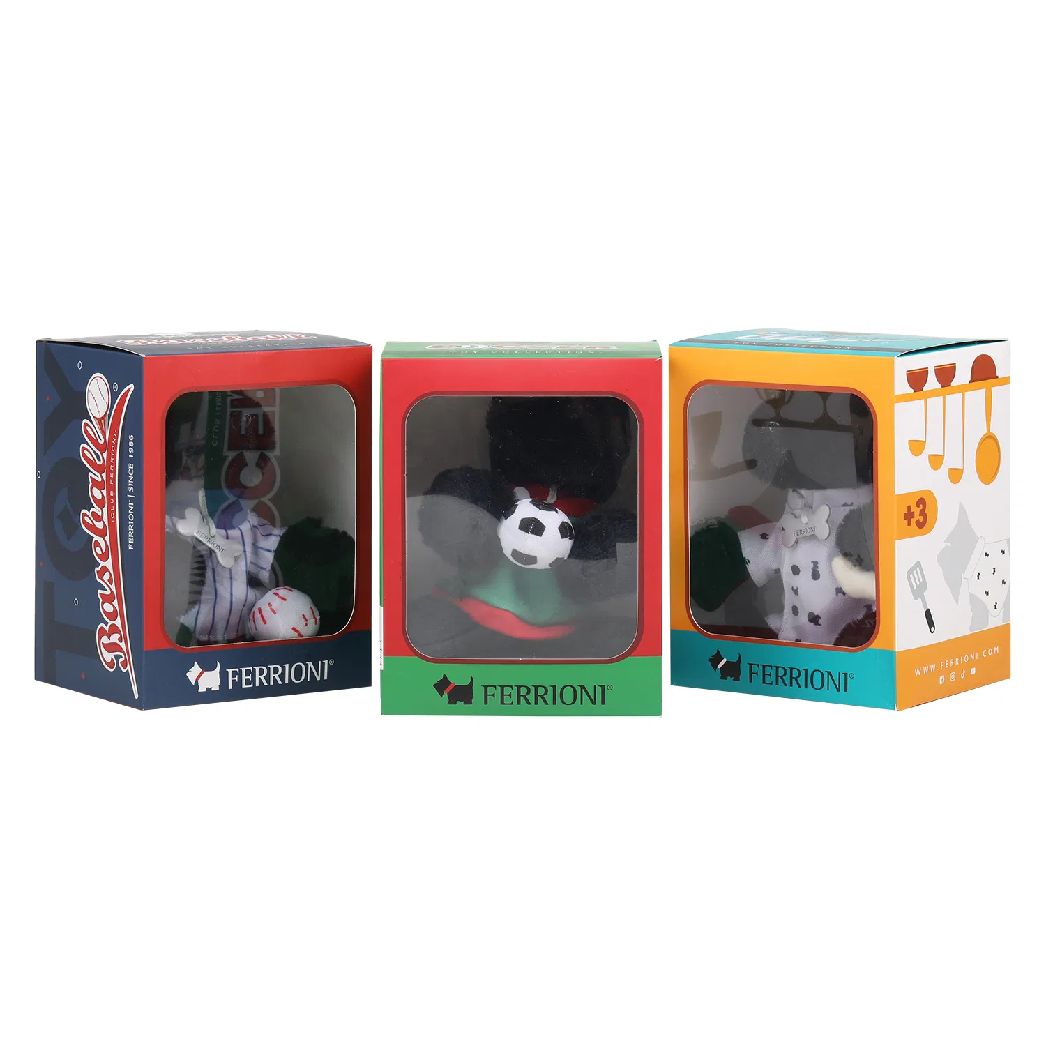 Custom Dog Plush Toys with Window Gift Box